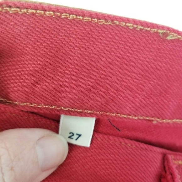 NWT Citizens of Humanity Premium Vintage Red Liya High Rise Classic Fit Denim 27 - Picture 10 of 16